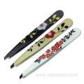 Stainless steel eyebrow clip Oblique mouth tweezers eyebrow clip False eyelash eyebrow pull Threading tweezers